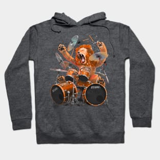 Lion Drummer Hoodie